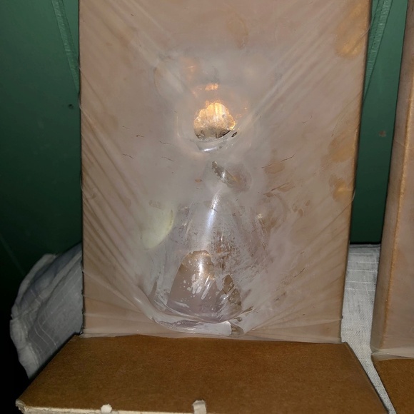 Vtg Disney Lenox Mickey Minnie Mouse Full Lead Crystal Salt & Pepper Shakers 4" - Picture 4 of 9